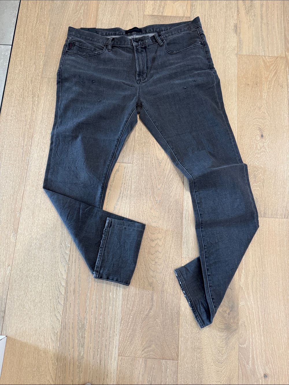 John Varvatos Men's Black Straight Jeans